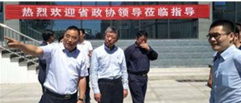 河北省政協(xié)副主席沈小平到青鳥消防考察調研