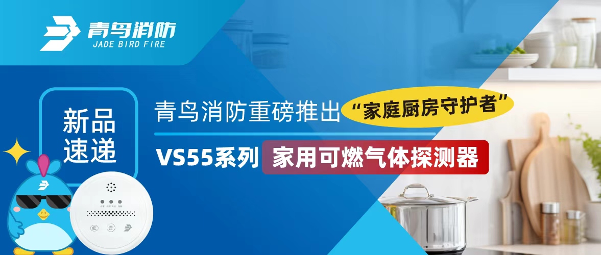 新品速遞 | 青鳥(niǎo)消防重磅推出“家庭廚房守護(hù)者”——VS55系列家用可燃?xì)怏w探測(cè)器